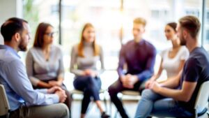 Gruppendiskussion mit Fokus auf psychische Gesundheit