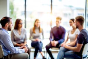 Gruppendiskussion mit Fokus auf psychische Gesundheit